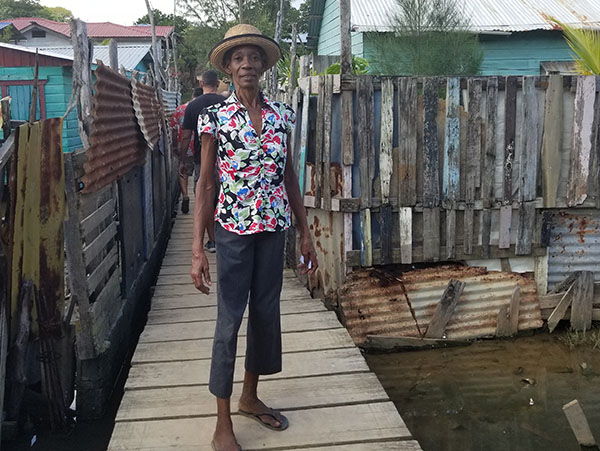 woman Roatan resident and houses